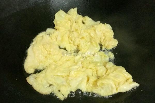 苋菜炒鸡蛋的做法图解4