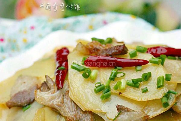 土豆炒肉片的做法图解8
