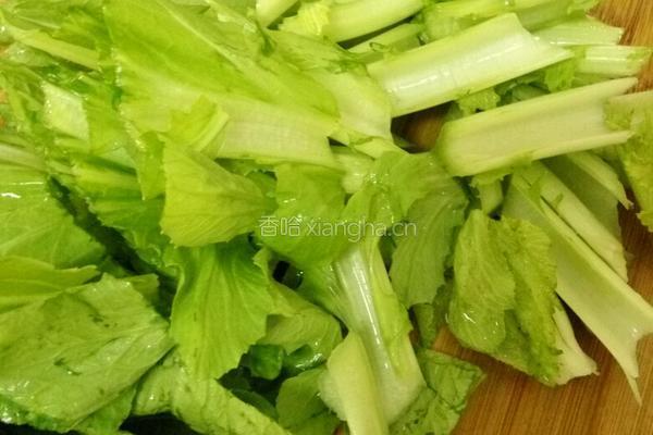 虾米枸杞芥菜的做法图解3