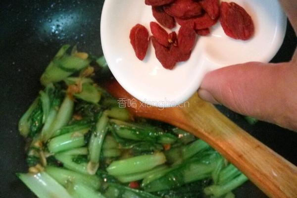 虾米枸杞芥菜的做法图解13