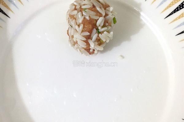 糯米肉圆子的做法图解6