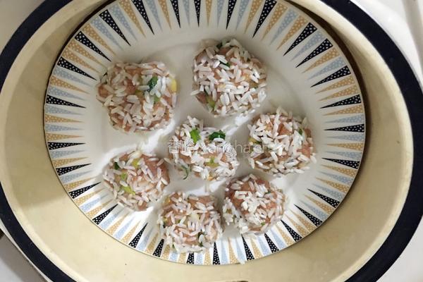 糯米肉圆子的做法图解8