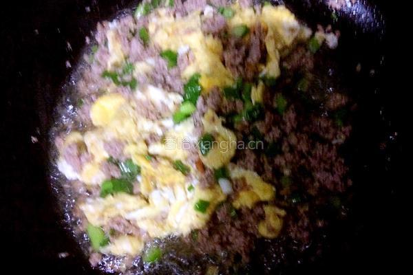 鸡蛋肉酱的做法图解8