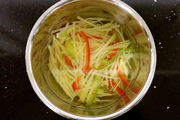 凉拌酸甜土豆丝的做法图解7