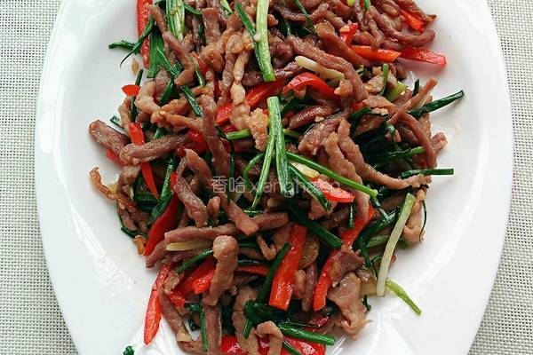 葱爆肉丝的做法图解8