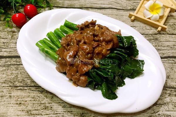 蚝油芥兰牛肉的做法图解10