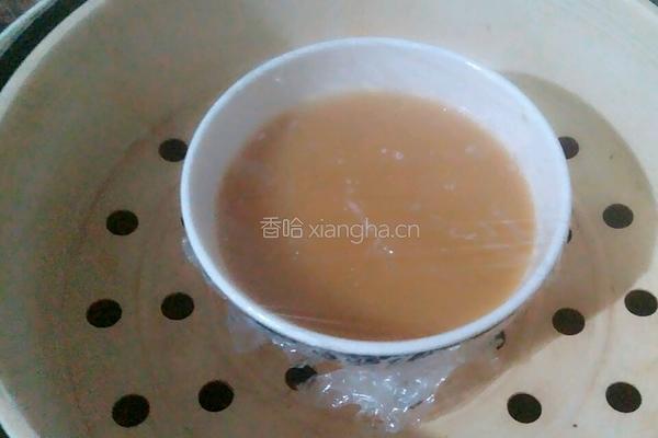 核桃炖蛋的做法图解8