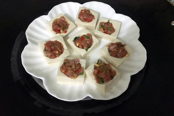 豆腐塞肉的做法图解7