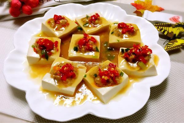 豆腐塞肉的做法图解12