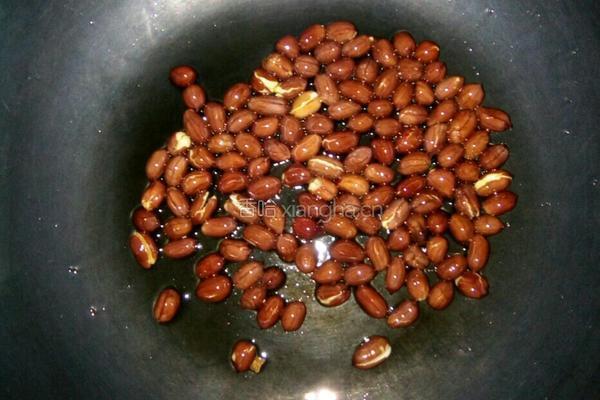 菠菜花生的做法图解5