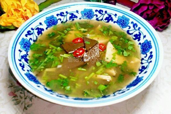 鸡血豆腐汤的做法图解8