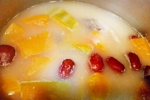 黑鱼红枣南瓜汤的做法图解10