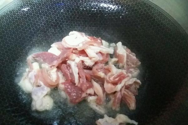 青椒炒羊肉的做法图解5