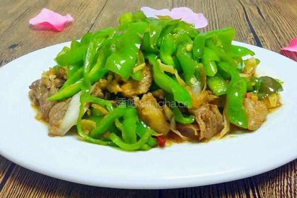 青椒炒羊肉的做法图解10