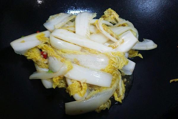 炒娃娃菜的做法图解7