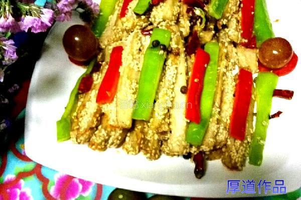 香麻莲藕条的做法图解10