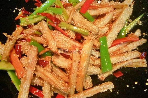 香麻莲藕条的做法图解8