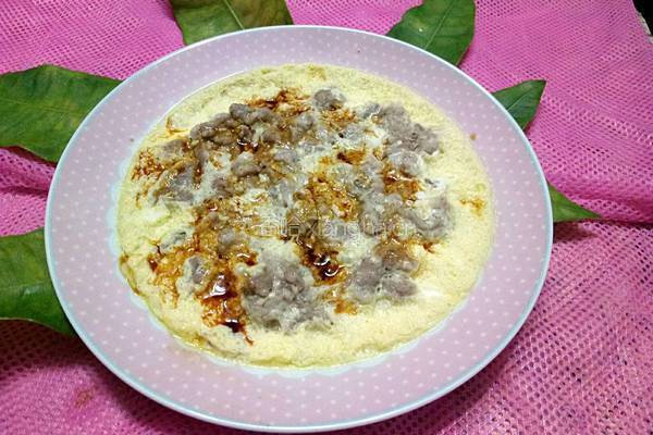 鸡蛋蒸肉饼的做法图解7