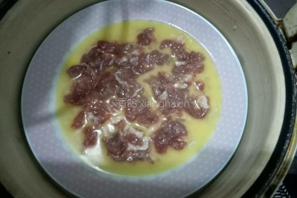 鸡蛋蒸肉饼的做法图解5