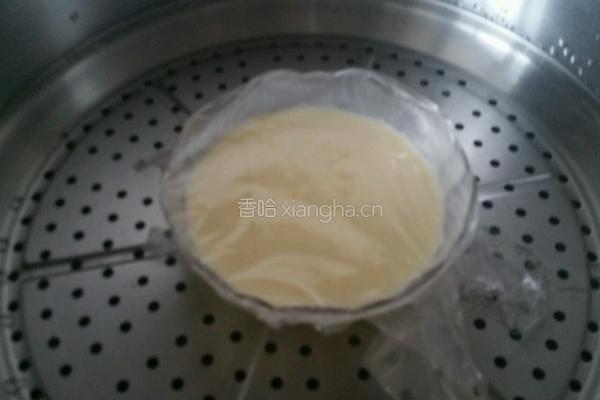 蒸鸡蛋布丁的做法图解4