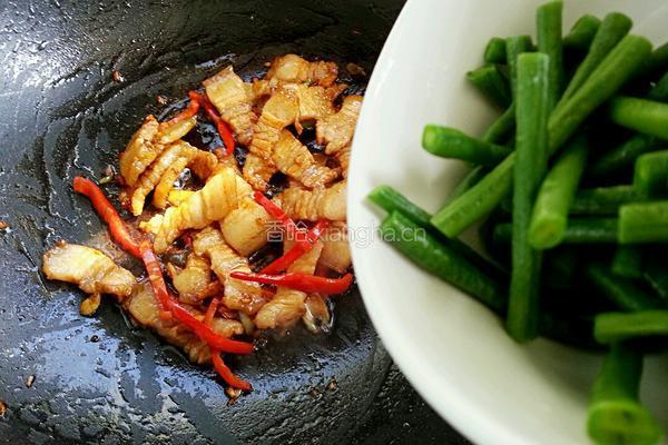 长豆角炒肉的做法图解9