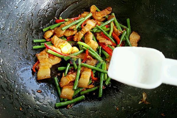 长豆角炒肉的做法图解10