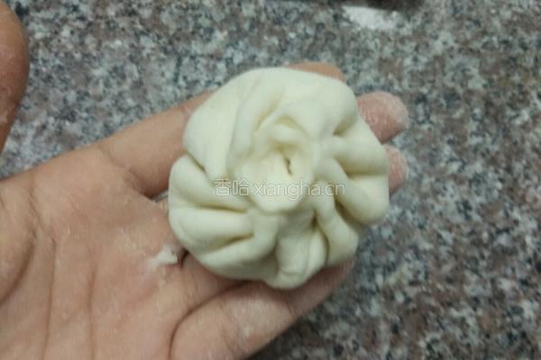 葫芦馅素菜包子的做法图解12