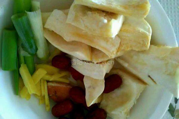 榴莲皮炖鸡的做法图解3