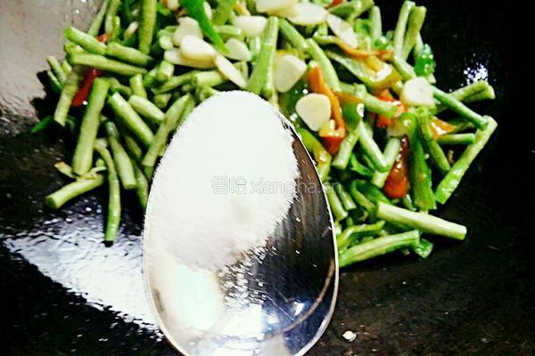 青椒豇豆的做法图解6