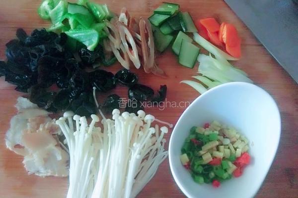 家常蚝油小炒的做法图解2