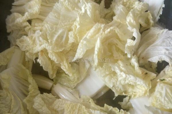 肉末白菜的做法图解4