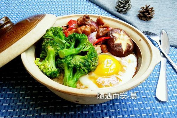 香菇鸡肉煲仔饭的做法图解21
