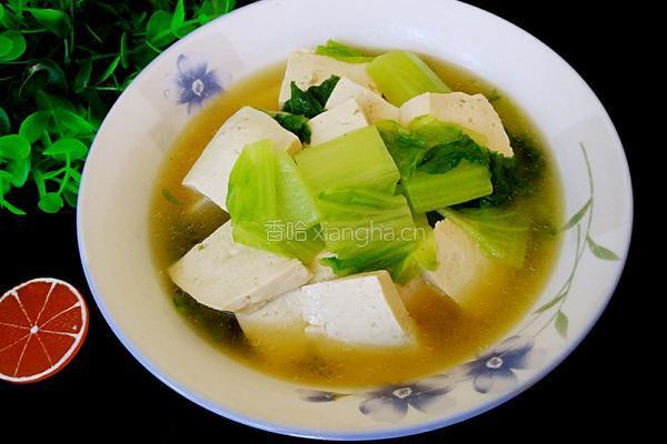 豆腐炖白菜的做法图解6