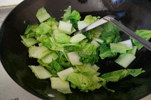豆腐炖白菜的做法图解4