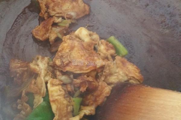 大酱炒鸡蛋的做法图解6