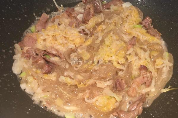 酸菜粉条肉的做法图解9