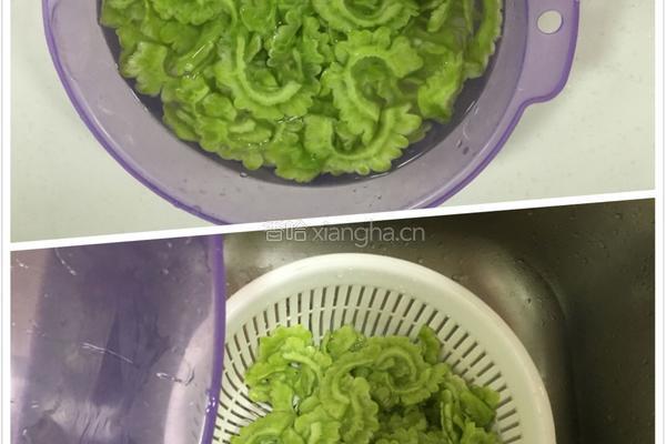 豆豉炒苦瓜的做法图解5