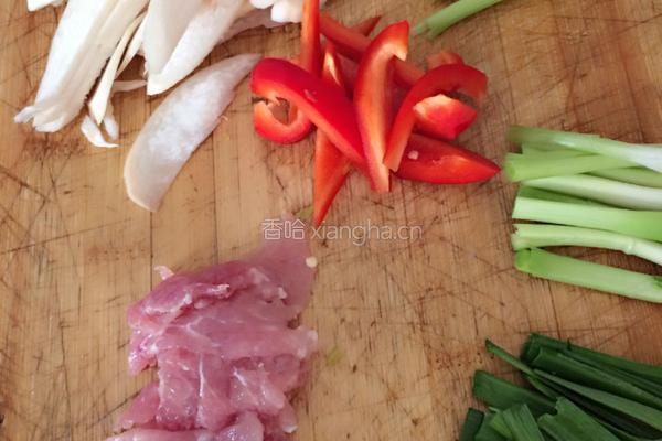 混炒杏鲍菇的做法图解1