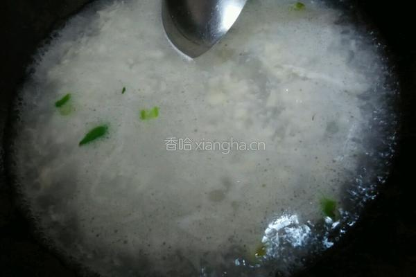 菠菜疙瘩汤的做法图解5
