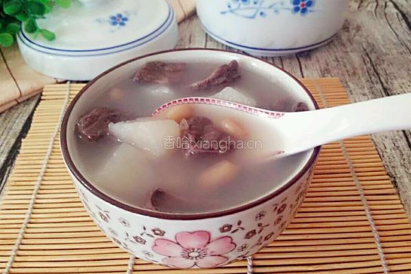 猪肺雪梨汤的做法图解8