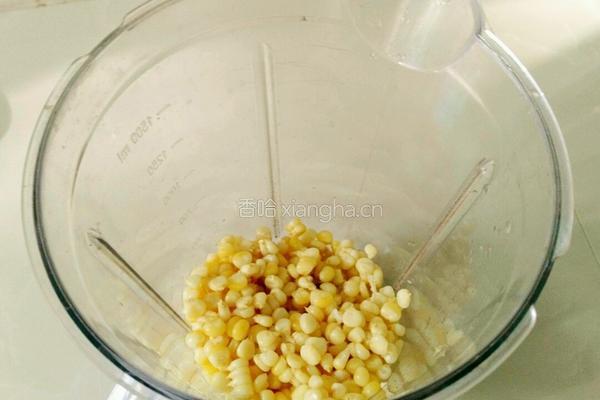 新鲜玉米汁的做法图解3