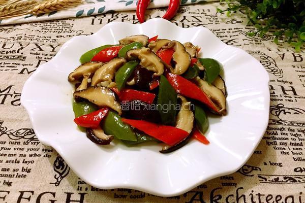 香菇炒青椒的做法图解7