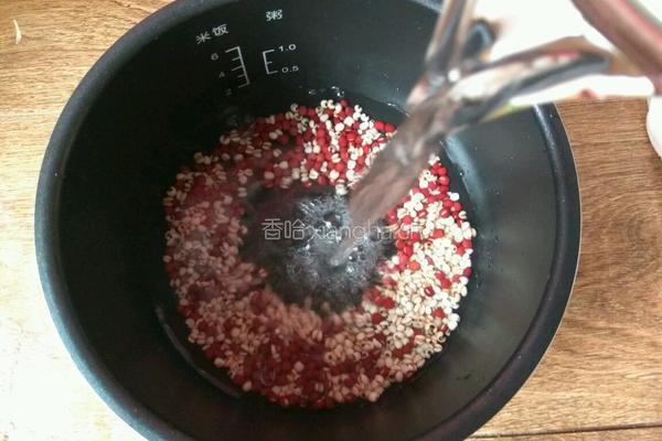 炒薏米红豆饭的做法图解2