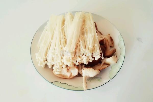 双菇滚鸭汤的做法图解2
