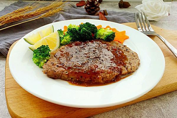 红酒牛排的做法图解15