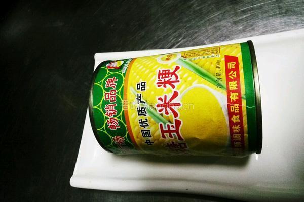 笑脸玉米羹的做法图解1