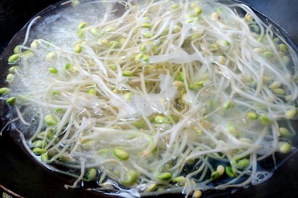 拌黄豆芽的做法图解2