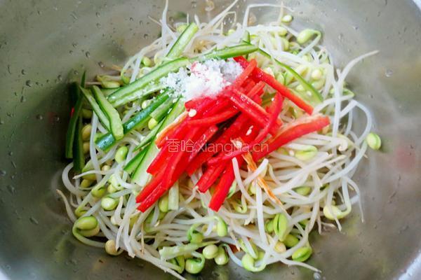 拌黄豆芽的做法图解5