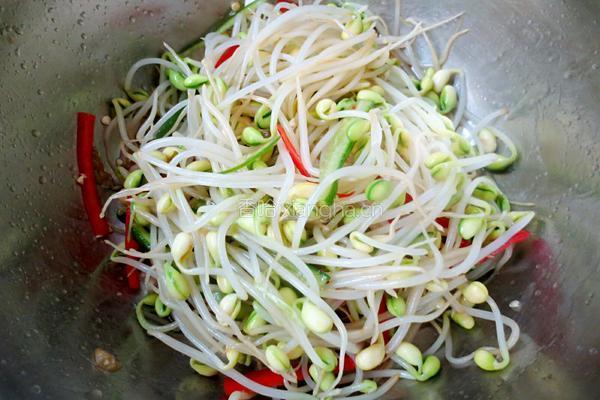 拌黄豆芽的做法图解6