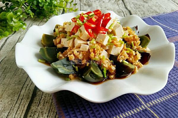 松花拌豆腐的做法图解15